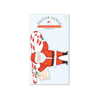 Santa Candy Cane Fridge Card