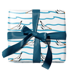 Seagulls and Waves Gift Wrap (8291171238174)