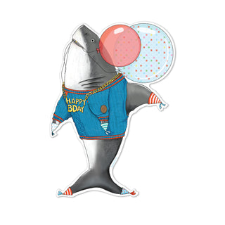Birthday Shark Fridge Card