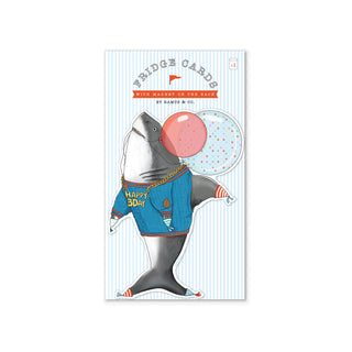Birthday Shark Fridge Card