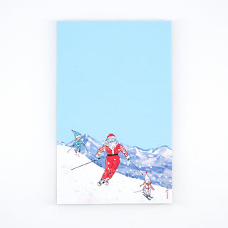 Ski Santa Notepad