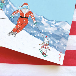 Ski Santa Notepad