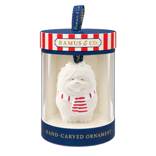 Yeti Hand-Carved Ornament