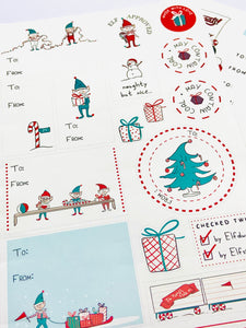 Checked Twice Gift Label Sheets - Ramus and Company, LLC (7048944058430)