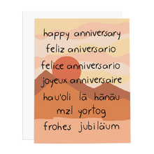 Load image into Gallery viewer, Happy Anniversary Many Languages - Ramus and Company, LLC (4584559444030)