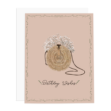 Load image into Gallery viewer, Birthday Wishes Rattan Bag - Ramus and Company, LLC (3934379278405)