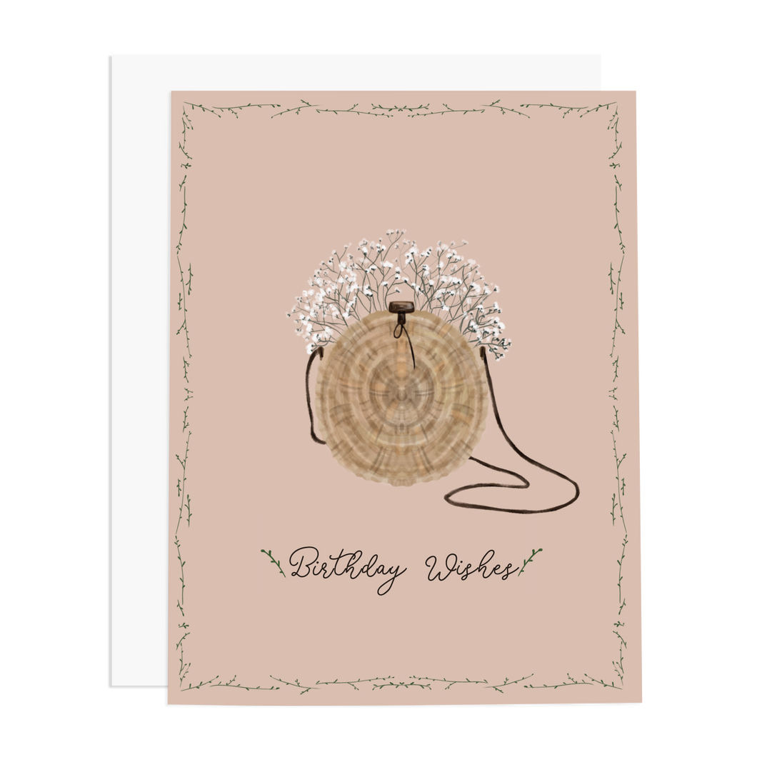 Birthday Wishes Rattan Bag - Ramus and Company, LLC (3934379278405)