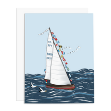 Load image into Gallery viewer, Happy Birthday Sailboat - Ramus and Company, LLC (4584546435134)