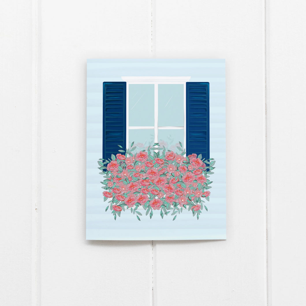 Window Pink Flowers Boxed Set - Ramus and Company, LLC (3938918629445)