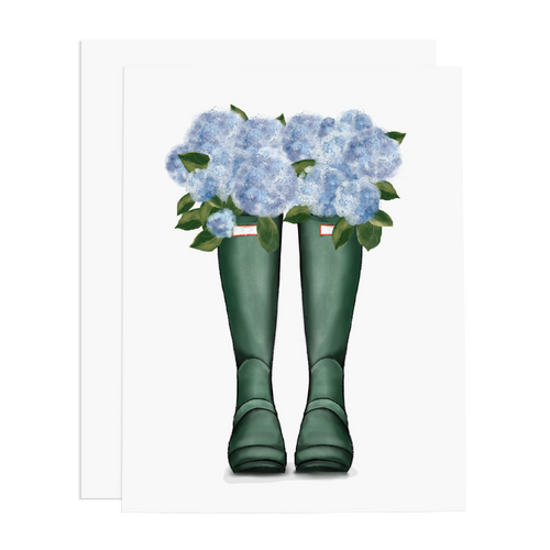 Rain Boots and Blue Hydrangeas - Ramus and Company, LLC (4416943652926)
