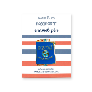 Passport Enamel Pin - Ramus and Company, LLC (6911261179966)