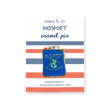 Load image into Gallery viewer, Passport Enamel Pin - Ramus and Company, LLC (6911261179966)