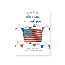 Load image into Gallery viewer, USA Flag Enamel Pin - Ramus and Company, LLC (6911263866942)