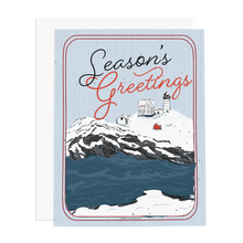 Load image into Gallery viewer, Season&#39;s Greetings Lighthouse - Ramus and Company, LLC (4165235638341)