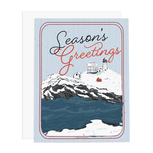 Season's Greetings Lighthouse - Ramus and Company, LLC (4165235638341)