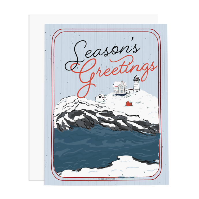 Season's Greetings Lighthouse - Ramus and Company, LLC (4165235638341)