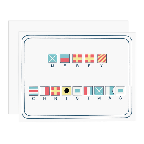 Merry Christmas Nautical Flags - Ramus and Company, LLC (6673231609918)