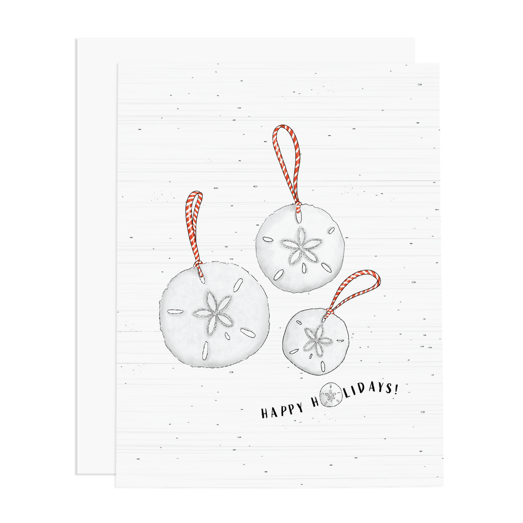 Happy Holidays Sand Dollar - Ramus and Company, LLC (6673255792702)