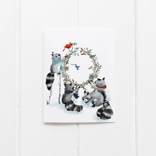 Raccoon Family Wreath - Ramus and Company, LLC (4165249499205)