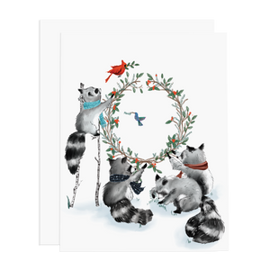 Raccoon Family Wreath - Ramus and Company, LLC (4165249499205)
