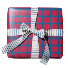 Load image into Gallery viewer, Jolly Blues Gift Wrap - Ramus and Company, LLC (7048654094398)