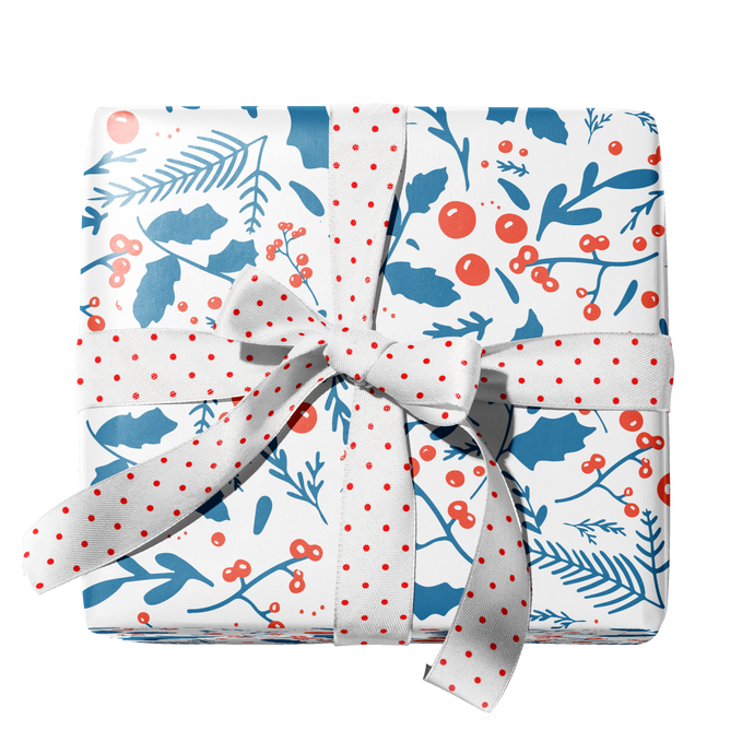 Jolly Blues Gift Wrap - Ramus and Company, LLC (7048654094398)