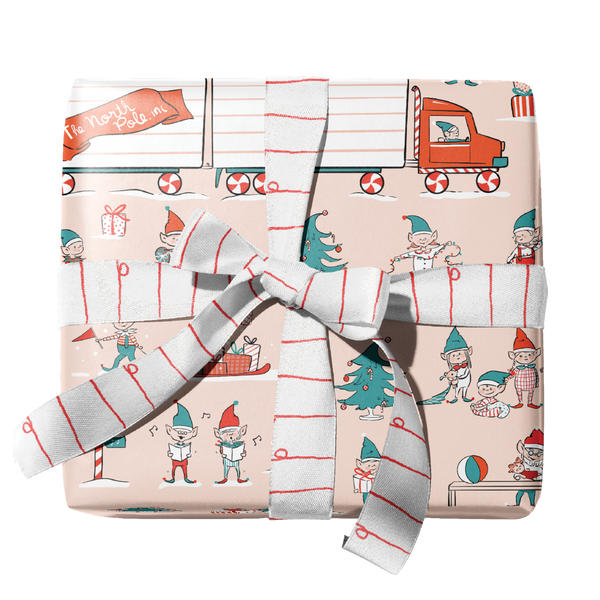Elf Workshop Gift Wrap - Ramus and Company, LLC (7048677752894)