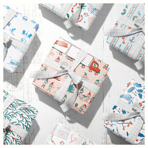 Wreath Swirl Gift Wrap - Ramus and Company, LLC (7048658124862)