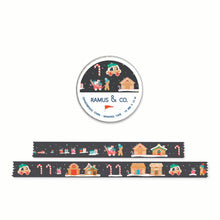 Load image into Gallery viewer, Gingerbread Town Masking Tape - Ramus and Company, LLC (7048607203390)
