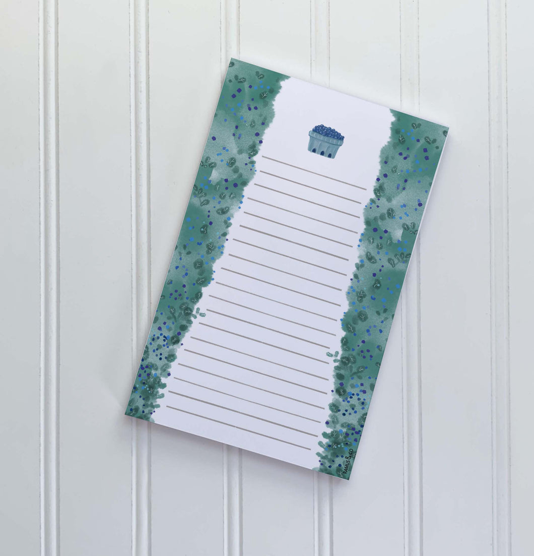 Blueberry Patch Notepad - Ramus and Company, LLC (6911055102014)
