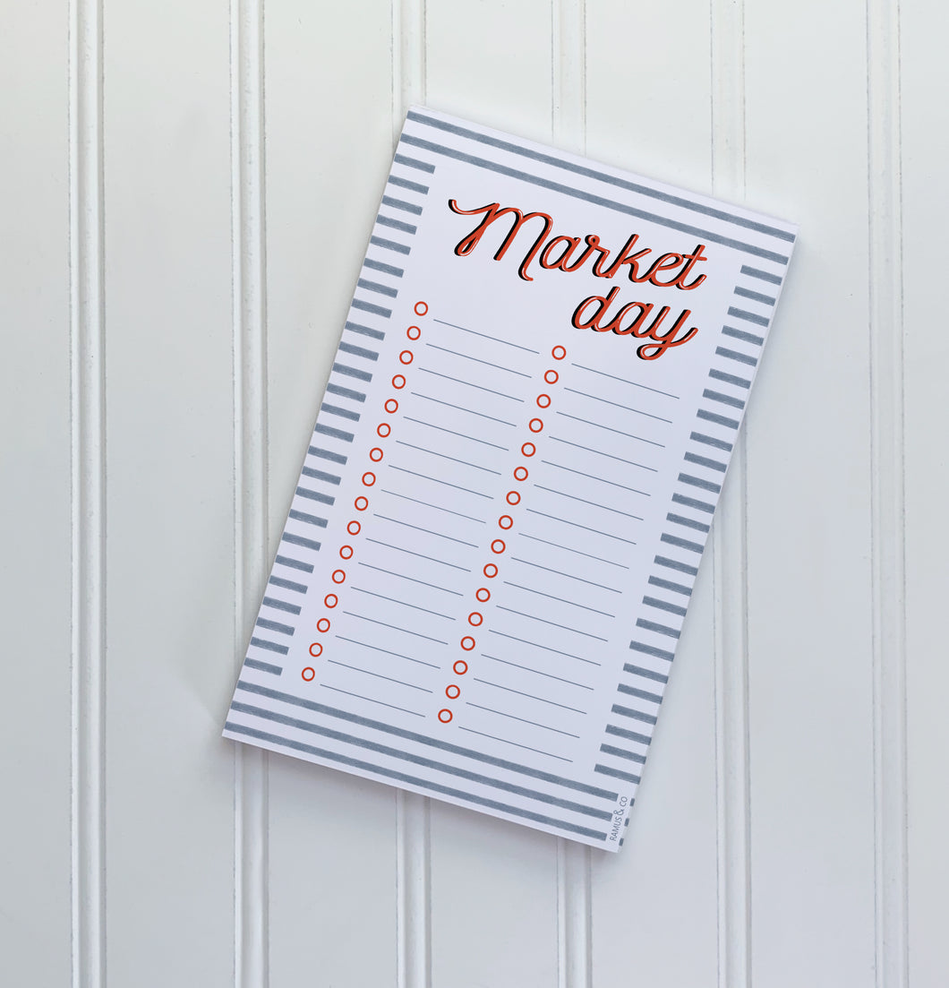 Market Day Stripes Notepad - Ramus and Company, LLC (4798974099518)