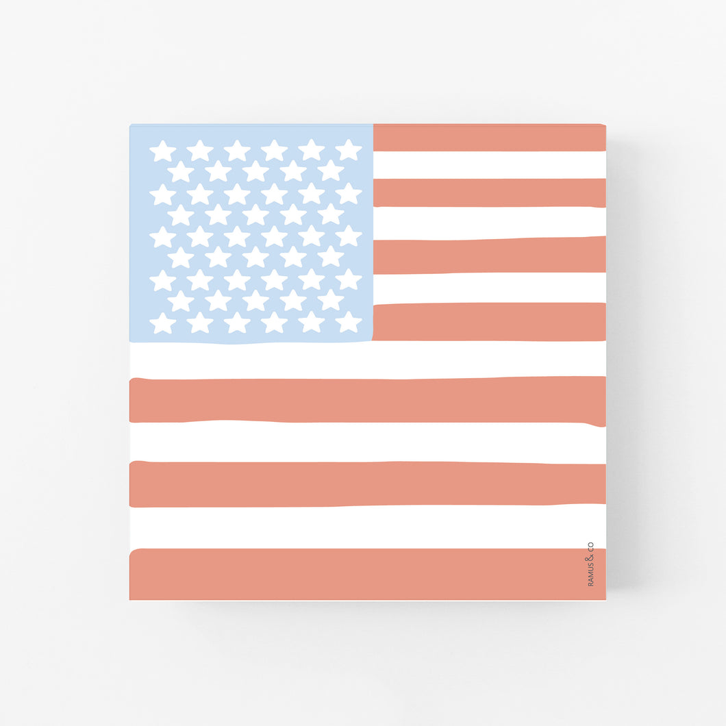 USA Flag Square Notepad - Ramus and Company, LLC (6911036424254)
