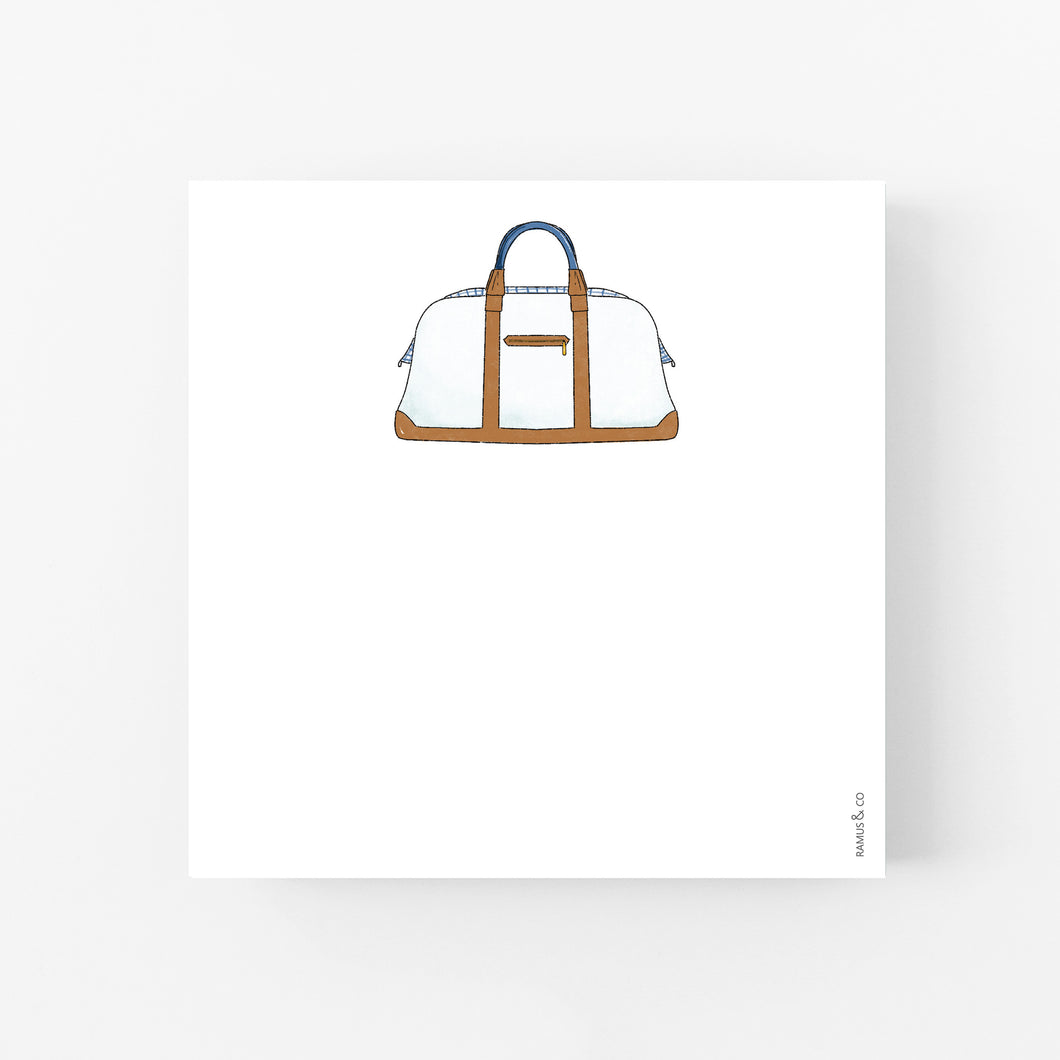 Weekender Bag Square Notepad - Ramus and Company, LLC (6911028920382)