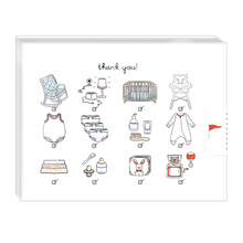 Load image into Gallery viewer, Baby Check List Thank You Cards Boxed Set - Ramus and Company, LLC (6910901747774)