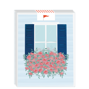 Window Pink Flowers Boxed Set - Ramus and Company, LLC (3938918629445)