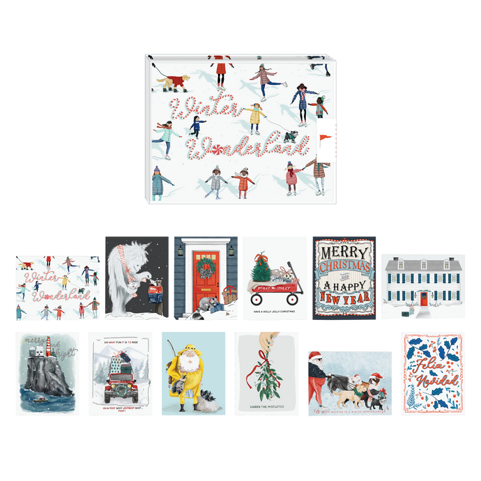 Winter Wonderland Boxed Set of 12 Best Selling Holiday Cards - Ramus and Company, LLC (4725849718846)