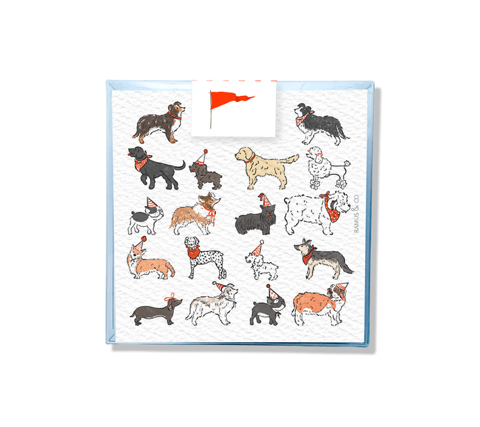Party Dogs Gift Tag Set of 15 - Ramus and Company, LLC (6911376162878)