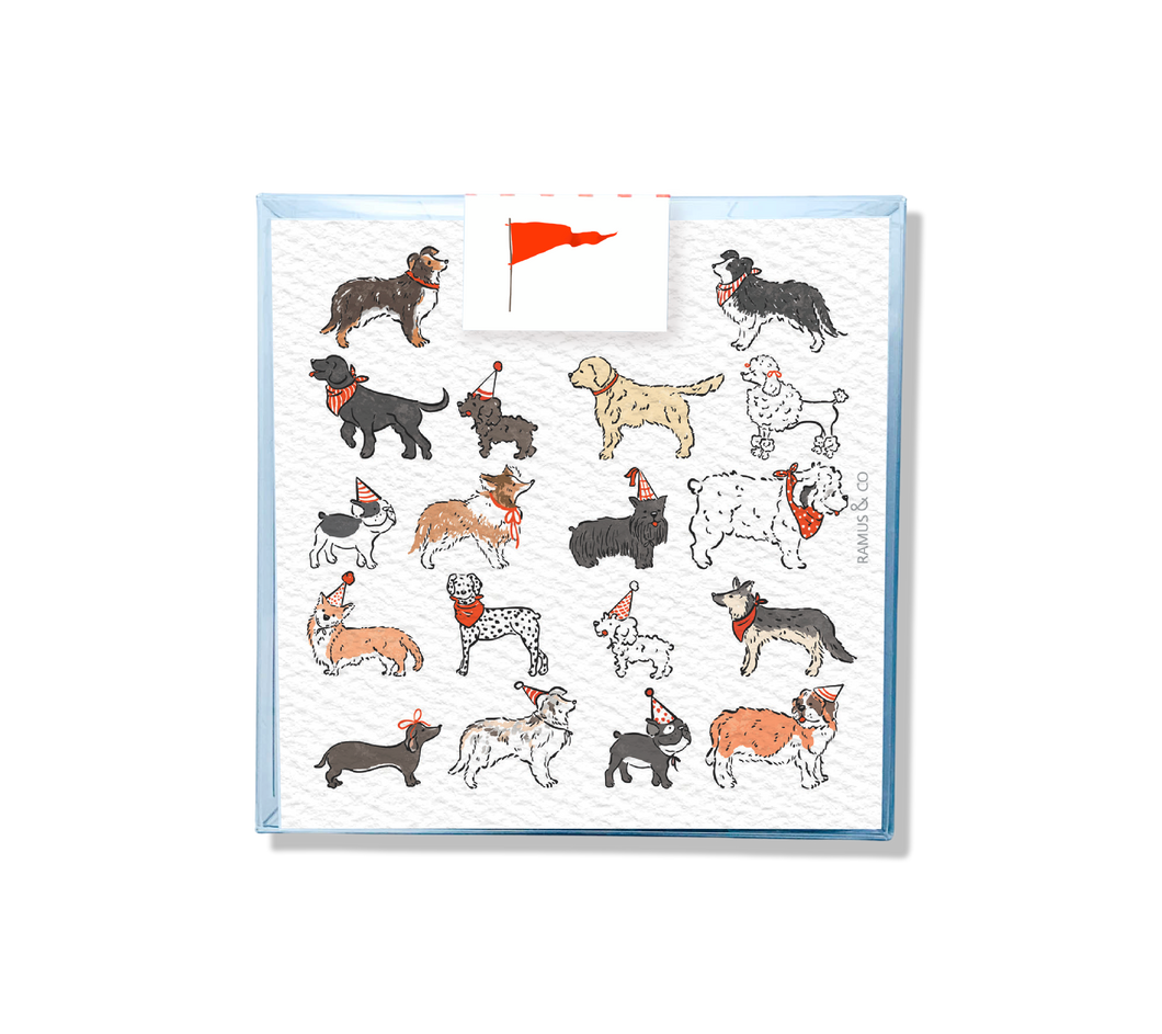 Party Dogs Gift Tag Set of 15 - Ramus and Company, LLC (6911376162878)