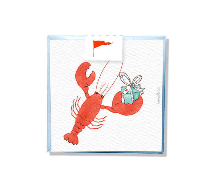 Lobstah Gifter Gift Tag Set of 15 - Ramus and Company, LLC (6911342739518)