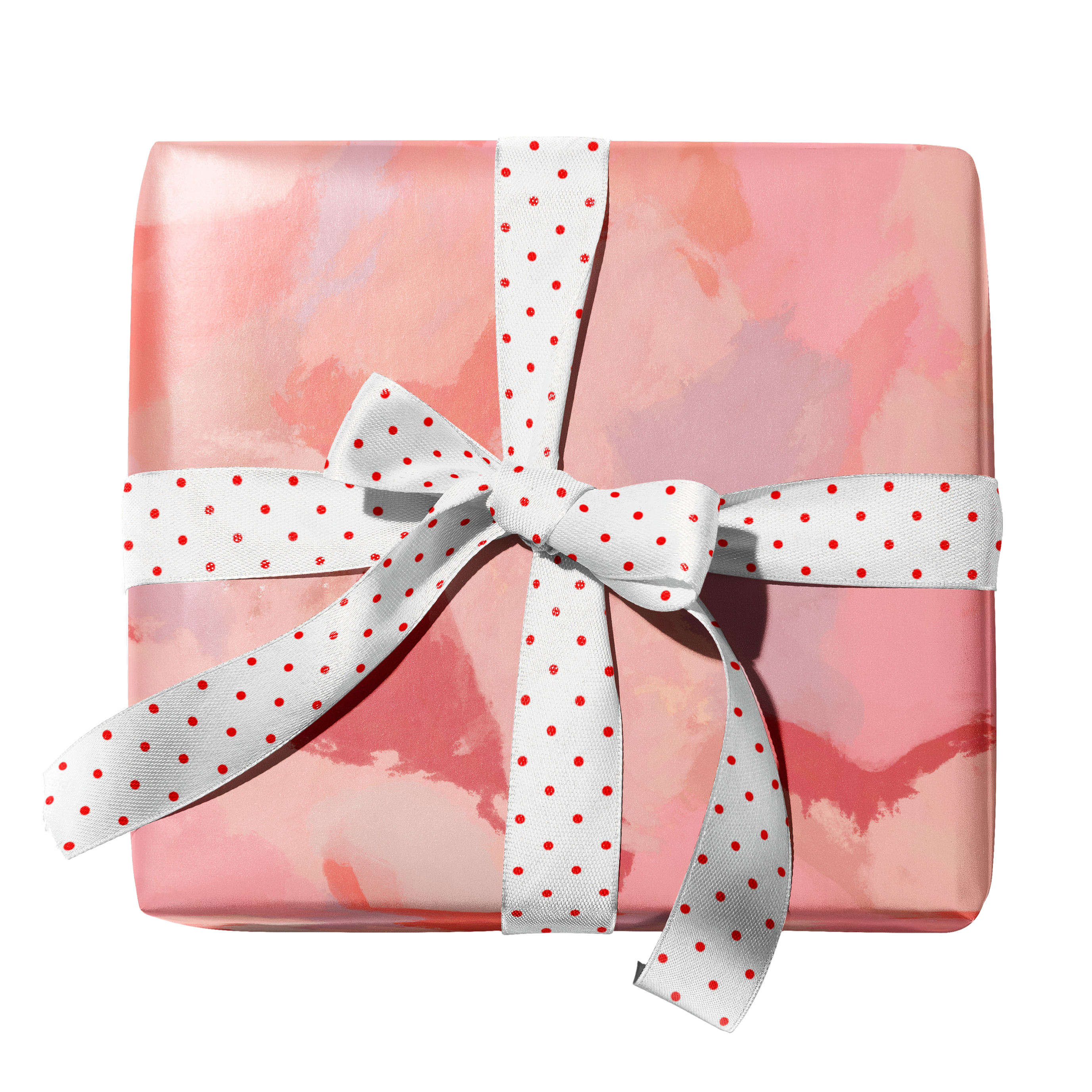 Pink Paint Gift Wrap