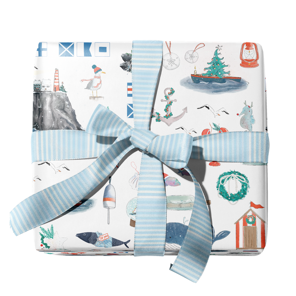 Seas N' Wishes Gift Wrap - Ramus and Company, LLC (7048695414846)